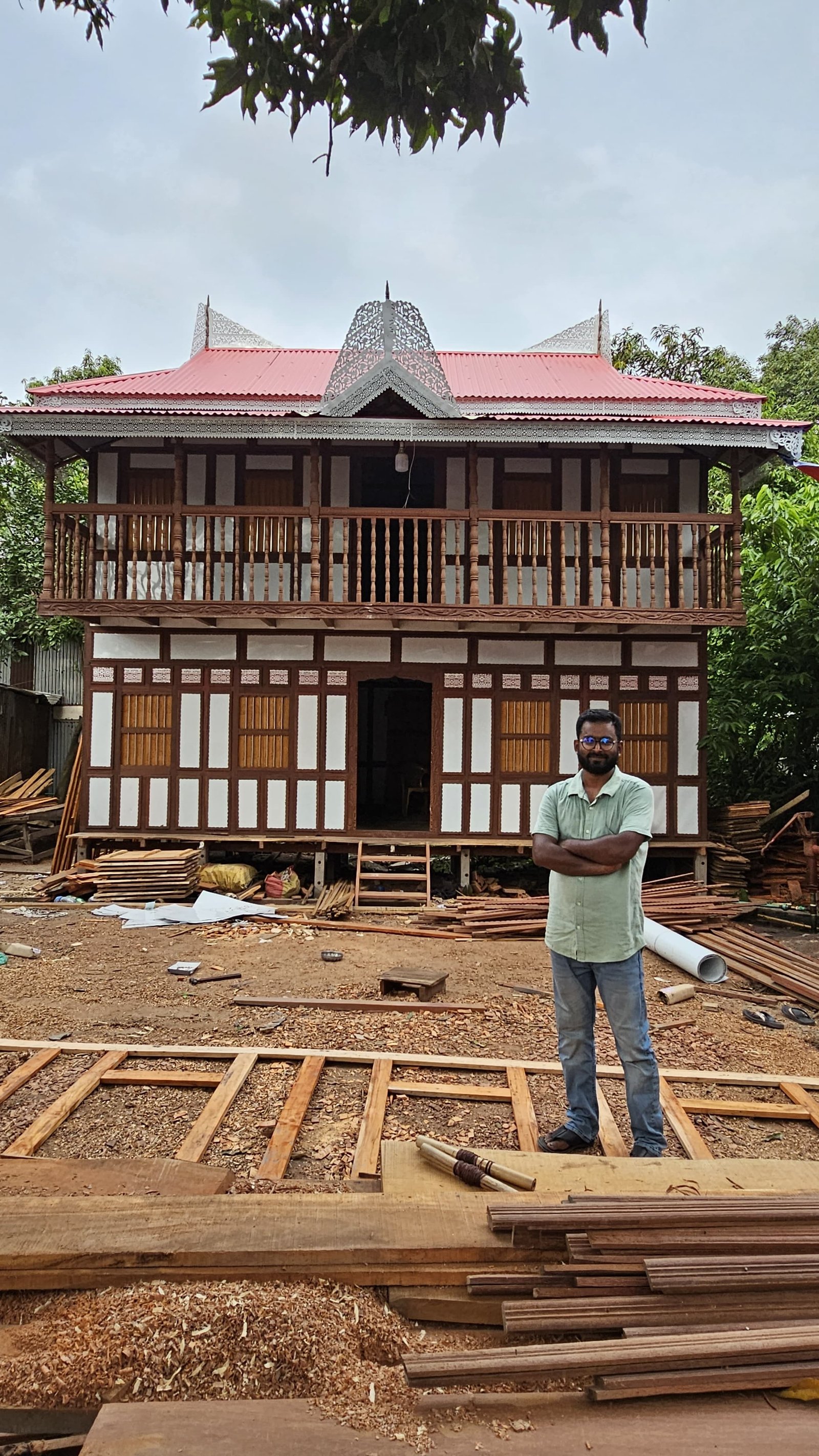 সিংগেল দোতলা ঘর ১